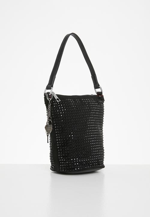 SISSY BOY - Bling lady like bag - black
