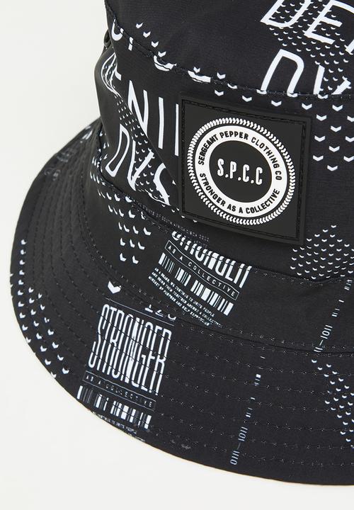 S.P.C.C - Stokes reversible bucket hat - black & orange