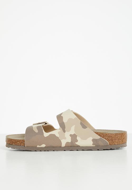 Birkenstock - Arizona sfb regular - desert soil gray & taupe