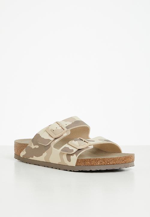 Birkenstock - Arizona sfb regular - desert soil gray & taupe