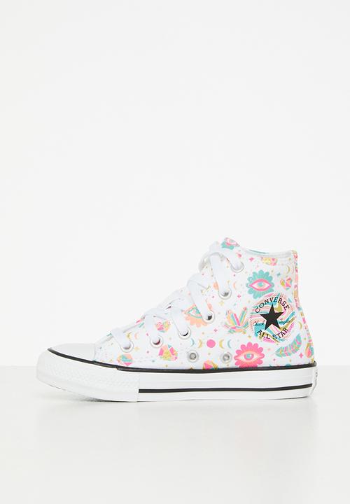 Converse - Chuck taylor all star - white/pink/bleached coral/light aqua