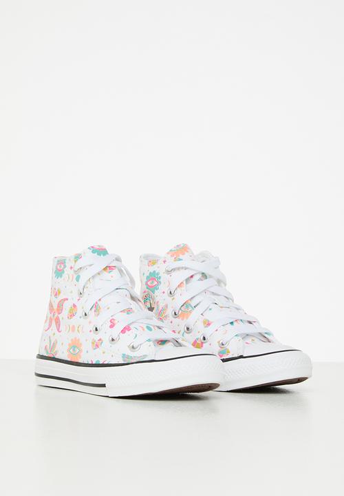 Converse - Chuck taylor all star - white/pink/bleached coral/light aqua