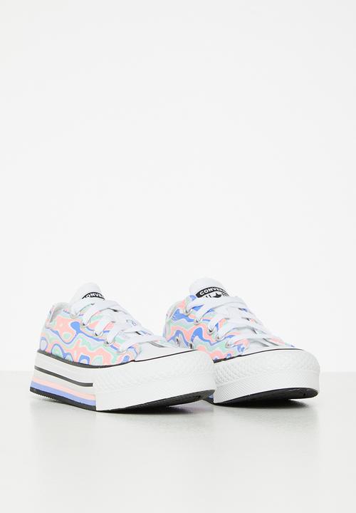 Converse - Chuck taylor all star eva lift - bleached coral/royal pulse/white