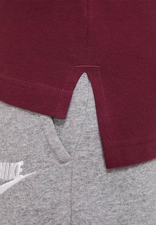 Nike - Nike Sportswear tee dptl basic futura - dark beetroot