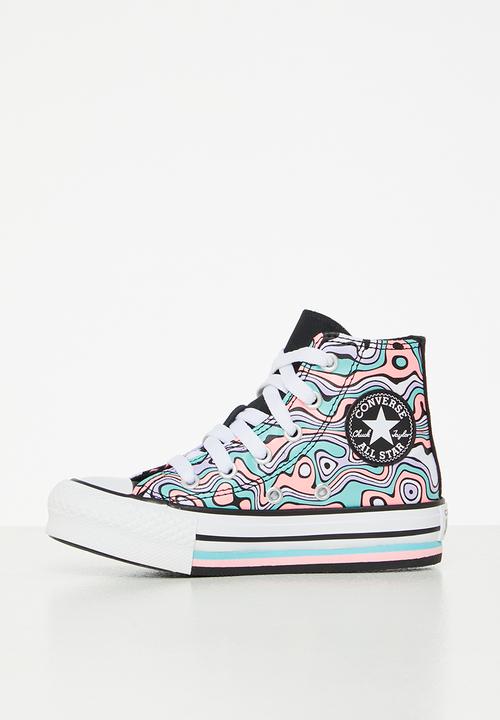 Converse - Chuck taylor all star eva lift - light aqua/bleached coral/black