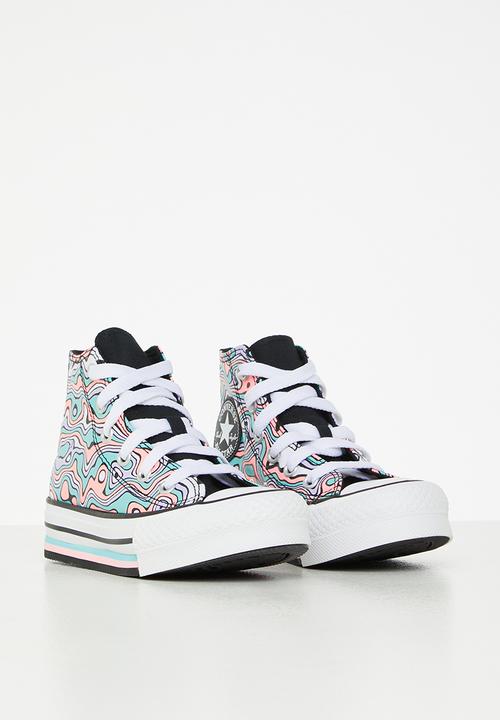 Converse - Chuck taylor all star eva lift - light aqua/bleached coral/black