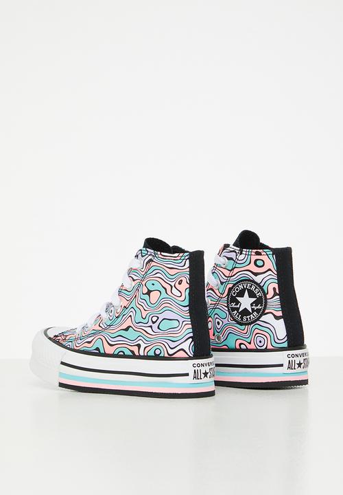 Converse - Chuck taylor all star eva lift - light aqua/bleached coral/black