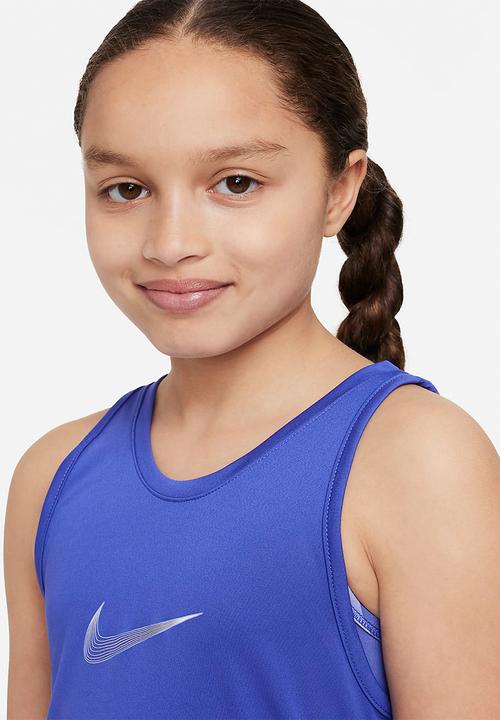 Nike - Nike dri-fit one tank gx - lapis & light thistle
