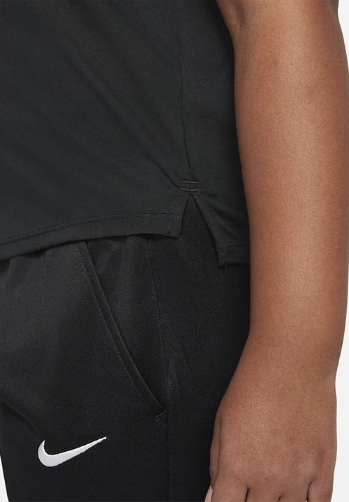 Nike - Nike dri-fit one short sleeve top gx - black & white