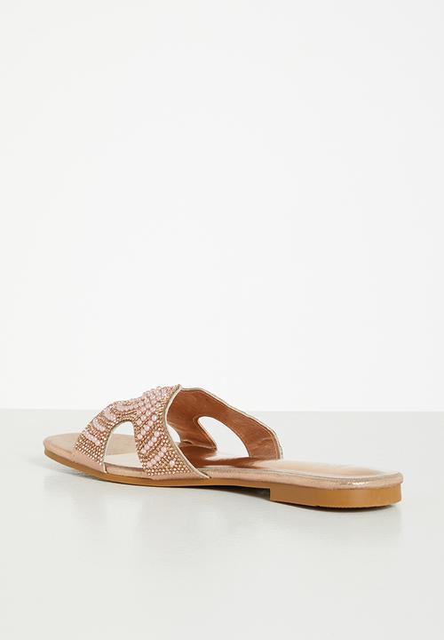 Plum - Havana slide sandal - rose gold