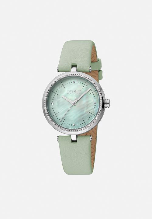 Esprit - Esprit es1l296l0035set watch - green