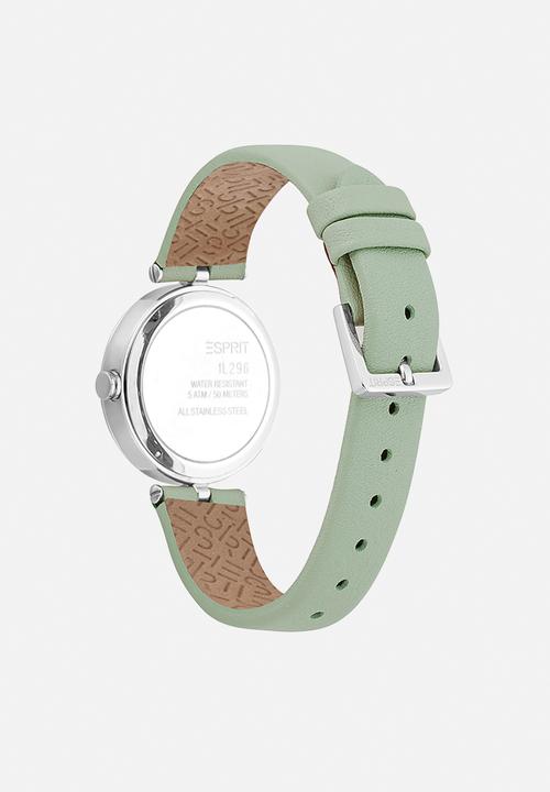 Esprit - Esprit es1l296l0035set watch - green