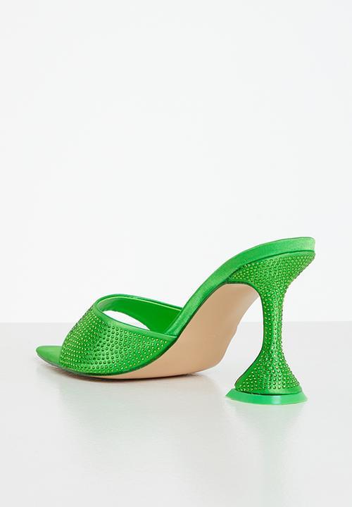 Public Desire - Duchess mule - lime satin