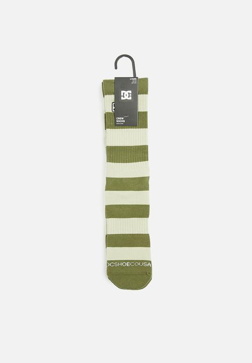 DC - Dc stripe crew 2pk - ivy green