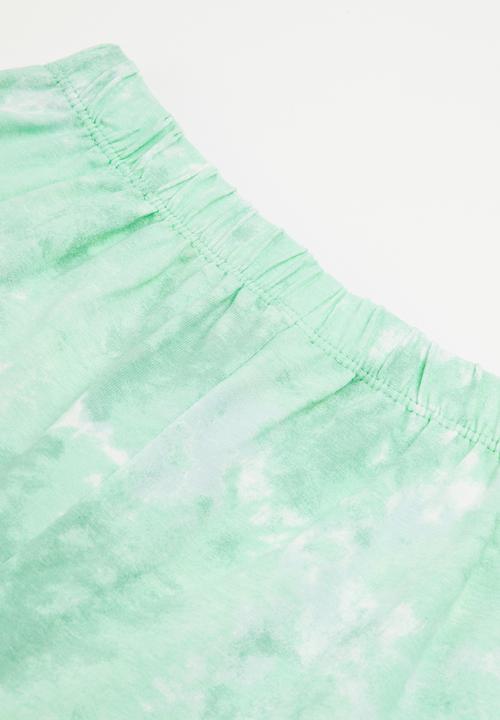 Cotton On - Felix short sleeve pyjama set license - lcn mar mint breeze/ the incredible hulk