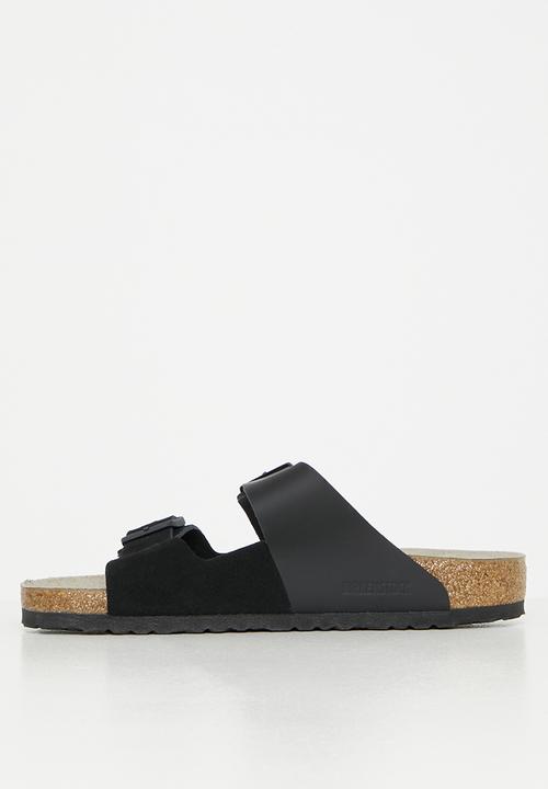 Birkenstock - Arizona split suede/leather - black