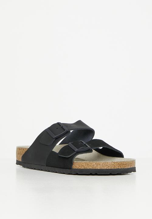Birkenstock - Arizona split suede/leather - black