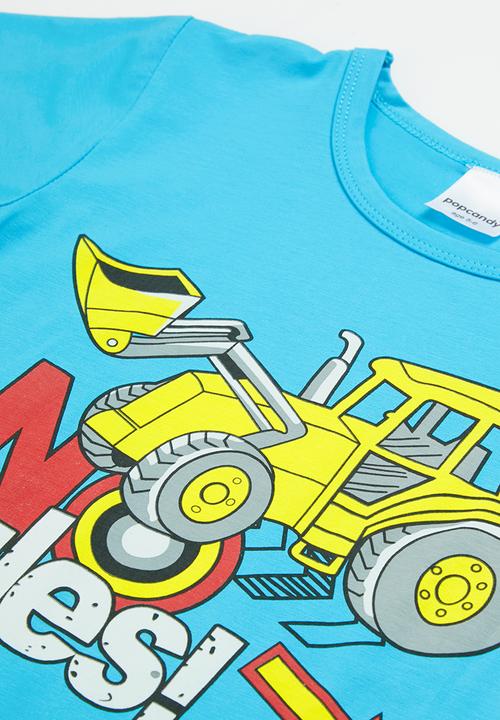 Pop Candy - No rules pj set - blue/grey