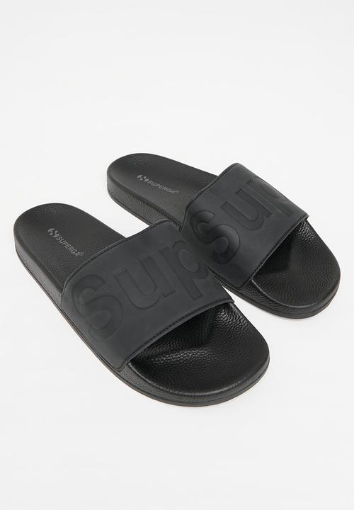 SUPERGA - 1908 Slides polysoft - total black