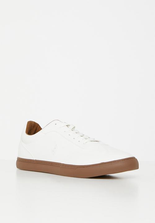 POLO - Basic gumsole sneaker - white