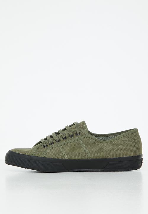 SUPERGA - 2750 Cotu classic - sherwood green & black trim