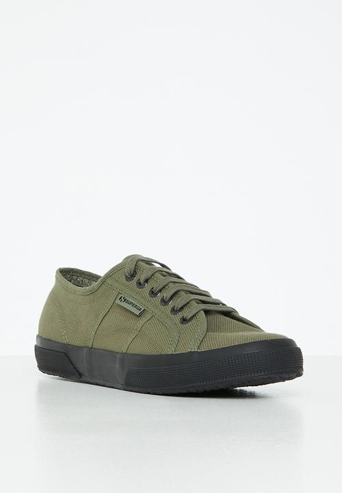 SUPERGA - 2750 Cotu classic - sherwood green & black trim