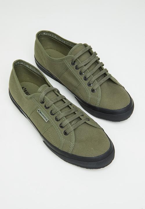 SUPERGA - 2750 Cotu classic - sherwood green & black trim