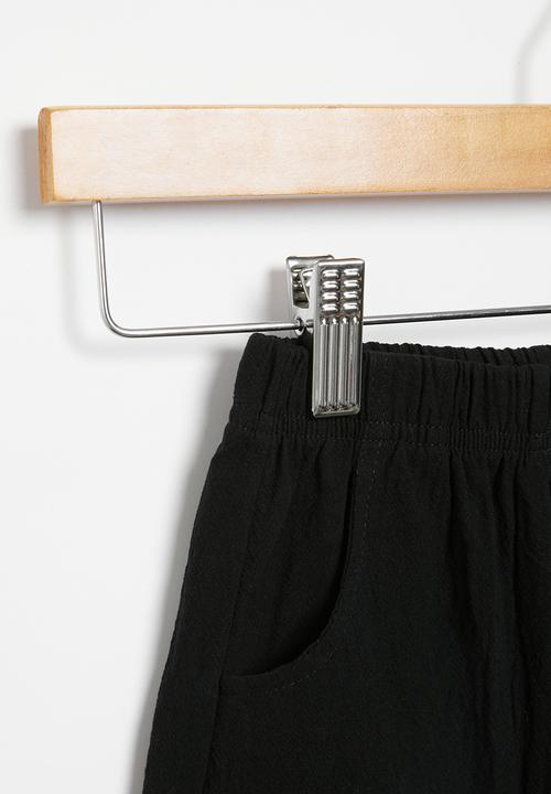 Pop Candy - Elastic waist shorts - black