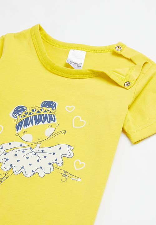 Superbalist - Printed romper - yellow