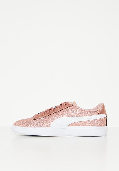 PUMA - Puma smash v2 glitz glam jr - rose gold-puma white