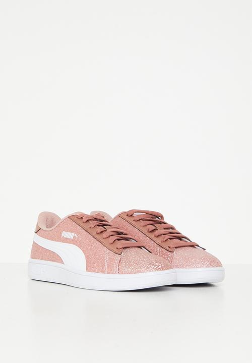 PUMA - Puma smash v2 glitz glam jr - rose gold-puma white