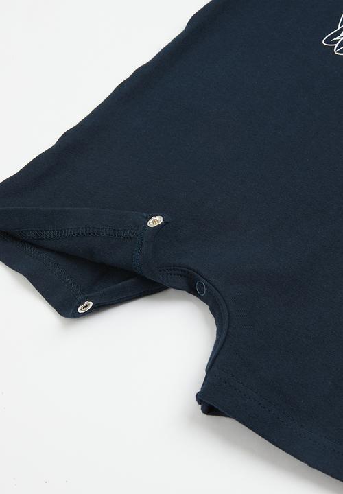 Superbalist - Boys printed romper - navy
