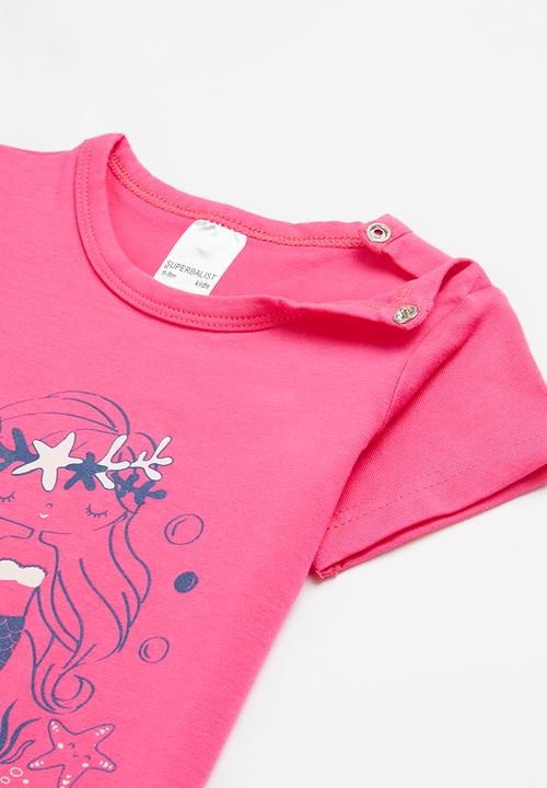 Superbalist - Girls printed romper - pink