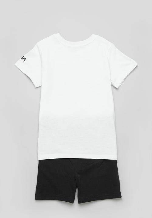 Superbalist - Boys nasa summer pj set - white & black