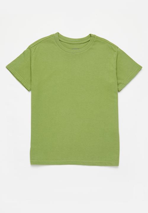 Superbalist - Girls 2 pack plain T-shirt - rose & sage