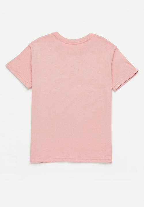 Superbalist - Girls 2 pack plain T-shirt - rose & sage