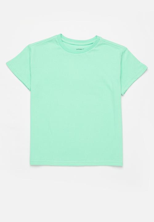 Superbalist - Girls 2 pack plain T-shirt - lilac & mint