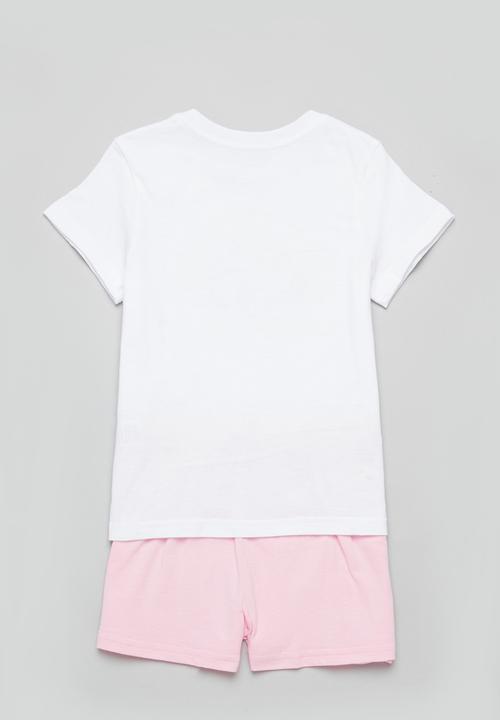 Superbalist - Printed pj set - white & pink