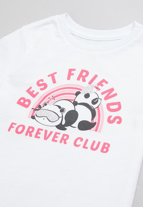 Superbalist - Printed pj set - white & pink