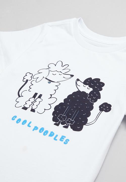 Superbalist - Printed pj set - white & blue