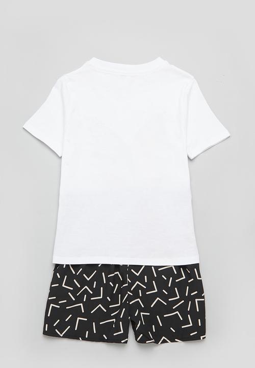 Superbalist - T-shirt and short pj set - multi 