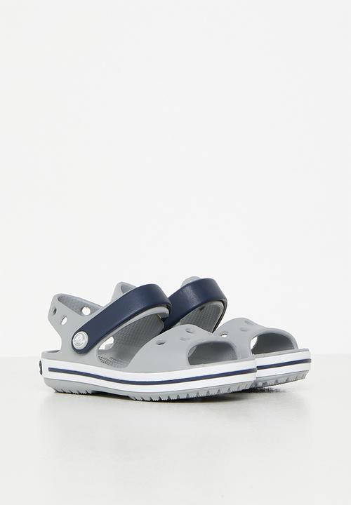 Crocs - Crocband sandal kids - light grey & navy