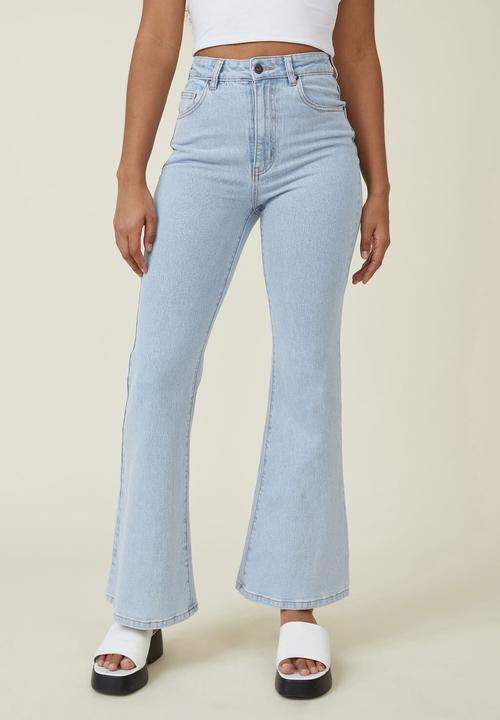 Cotton On - Original flare jean - foam blue