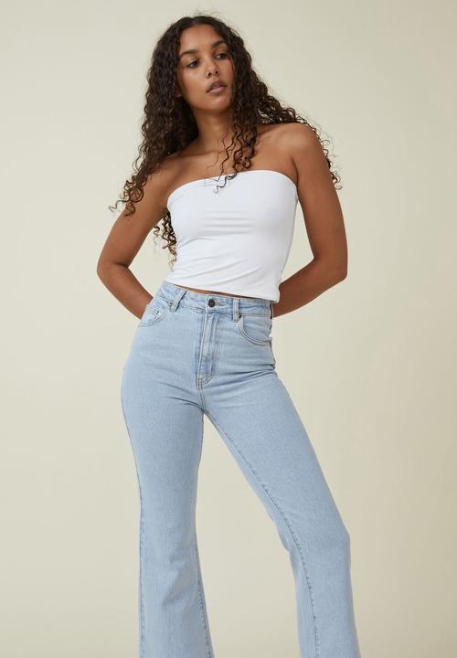 Cotton On - Original flare jean - foam blue