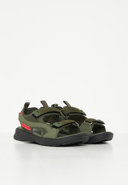 Pierre Cardin - Track sandals - sage