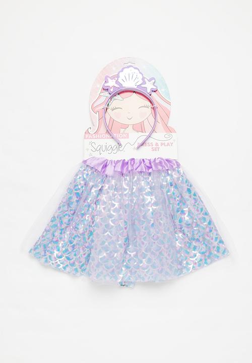 Character Group - Mermaid dress & play set - purple