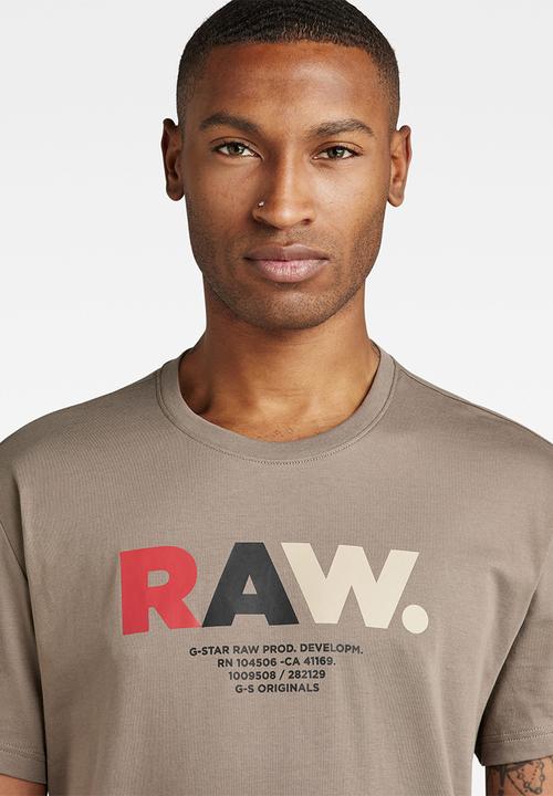G-STAR - Multi colored raw. T-shirt - turf