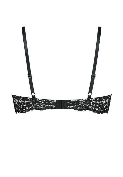 Hunkemoller - Rose padded bra - black