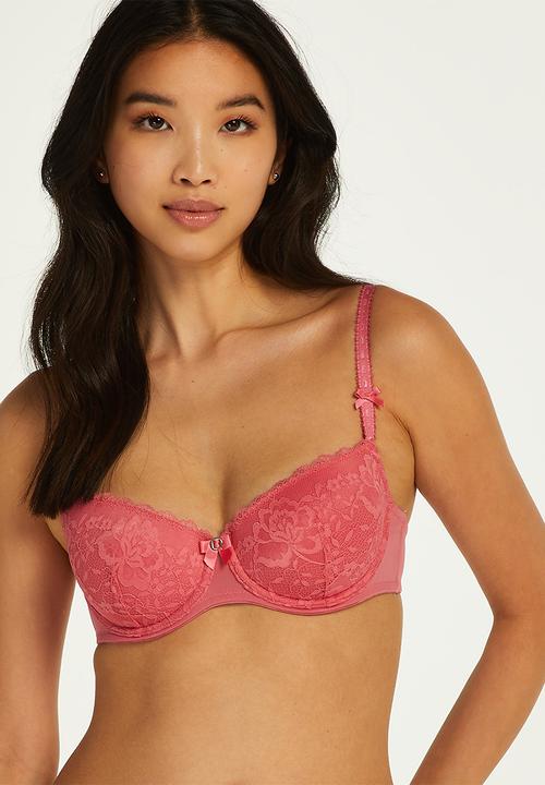 Hunkemoller - Maya padded bra - pink
