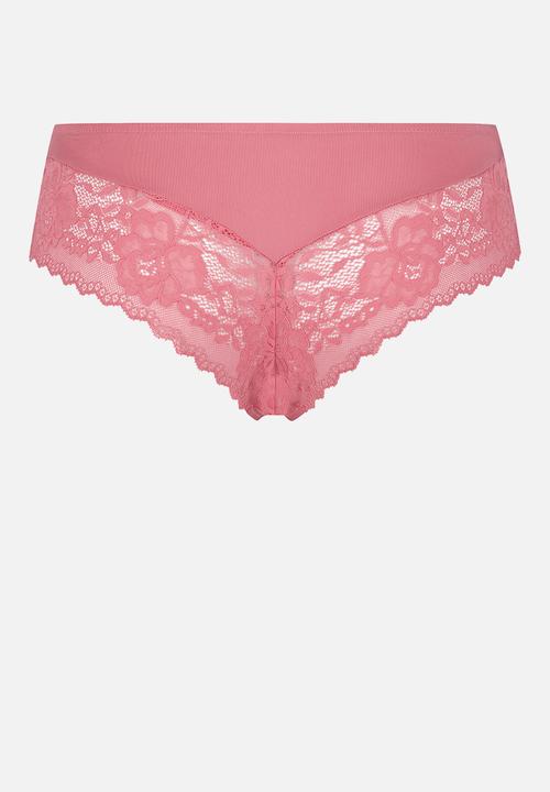 Hunkemoller - Maya brazilian shorts panty - pink
